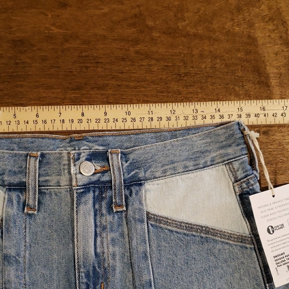 Etica Denim Blue Women's Shorts - Picture 5 of 8